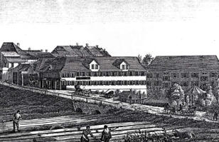 Bleicheplatz, nach 1840